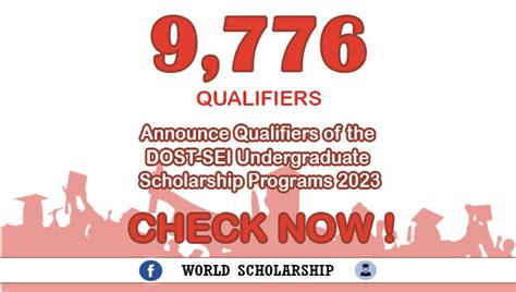 dost sei 2023 results|9,776 incoming college freshmen qualify as S&T scholars.